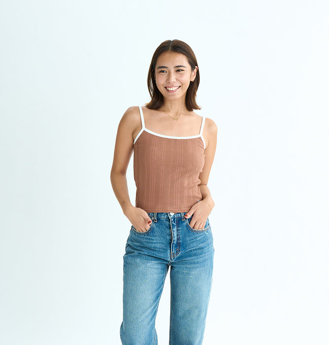 【OUTLET】Roxy MIXTURE SET ウィメンズ アンサンブル キャミソール カーディガン セット リブ <2025 ETERNAL SUMMER COLLECTION>