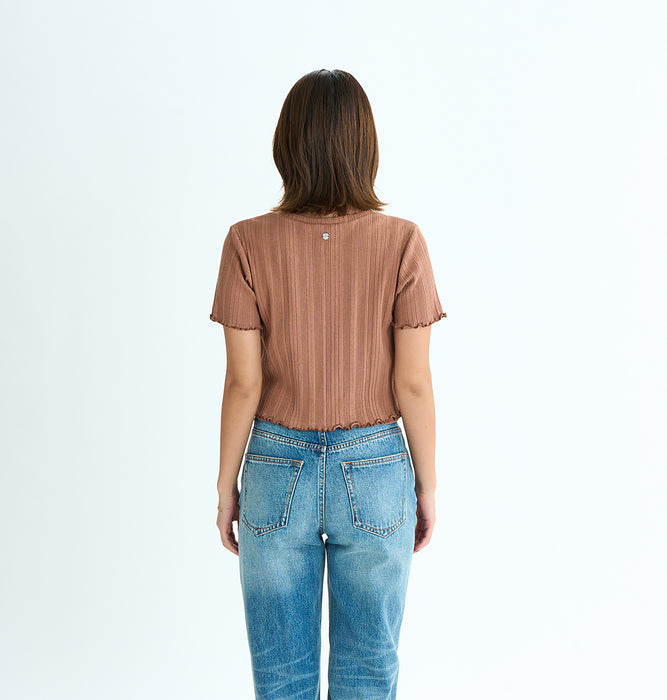【OUTLET】Roxy MIXTURE SET ウィメンズ アンサンブル キャミソール カーディガン セット リブ <2025 ETERNAL SUMMER COLLECTION>
