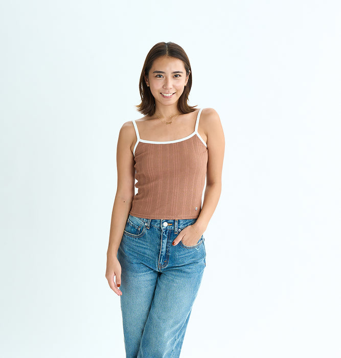 【OUTLET】Roxy MIXTURE SET ウィメンズ アンサンブル キャミソール カーディガン セット リブ <2025 ETERNAL SUMMER COLLECTION>