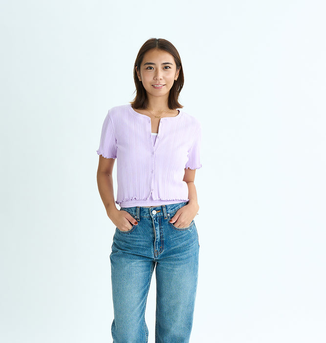 【OUTLET】Roxy MIXTURE SET ウィメンズ アンサンブル キャミソール カーディガン セット リブ <2025 ETERNAL SUMMER COLLECTION>