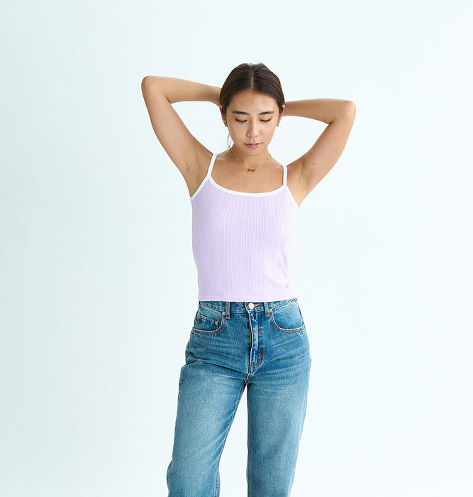 【OUTLET】Roxy MIXTURE SET ウィメンズ アンサンブル キャミソール カーディガン セット リブ <2025 ETERNAL SUMMER COLLECTION>