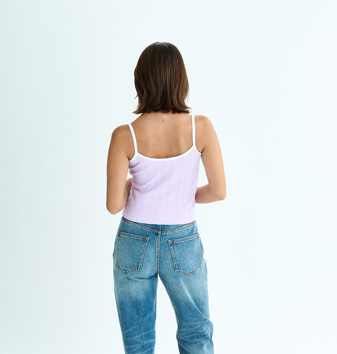 【OUTLET】Roxy MIXTURE SET ウィメンズ アンサンブル キャミソール カーディガン セット リブ <2025 ETERNAL SUMMER COLLECTION>