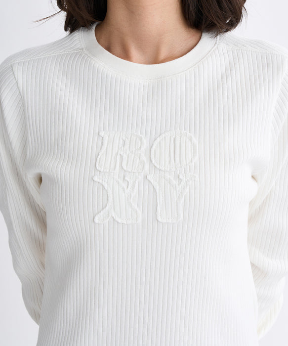 【OUTLET】Roxy MY PACE ウィメンズ 長袖リブ素材 ミニ丈ワンピース <2025FW HEART WAVE>