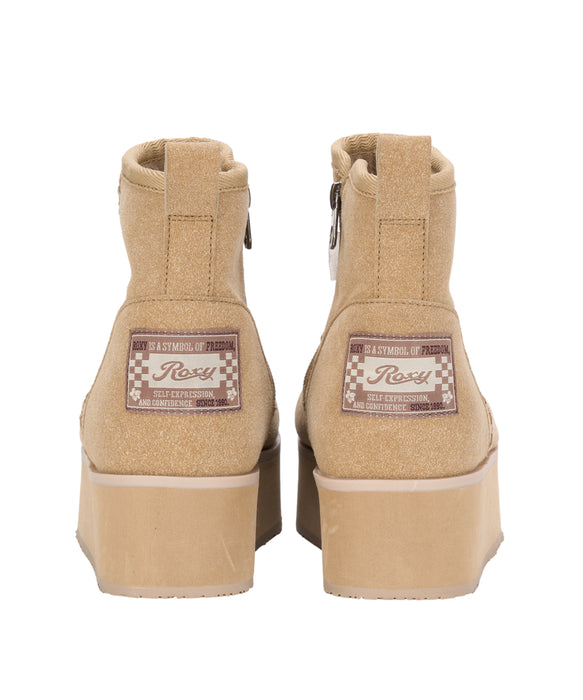 Roxy MONARCH GROVE STITCH ウィメンズ 厚底ショートブーツ 撥水加工