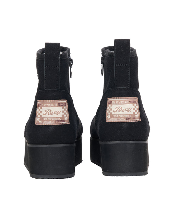 Roxy MONARCH GROVE STITCH ウィメンズ 厚底ショートブーツ 撥水加工<2025FW HEART WAVE>