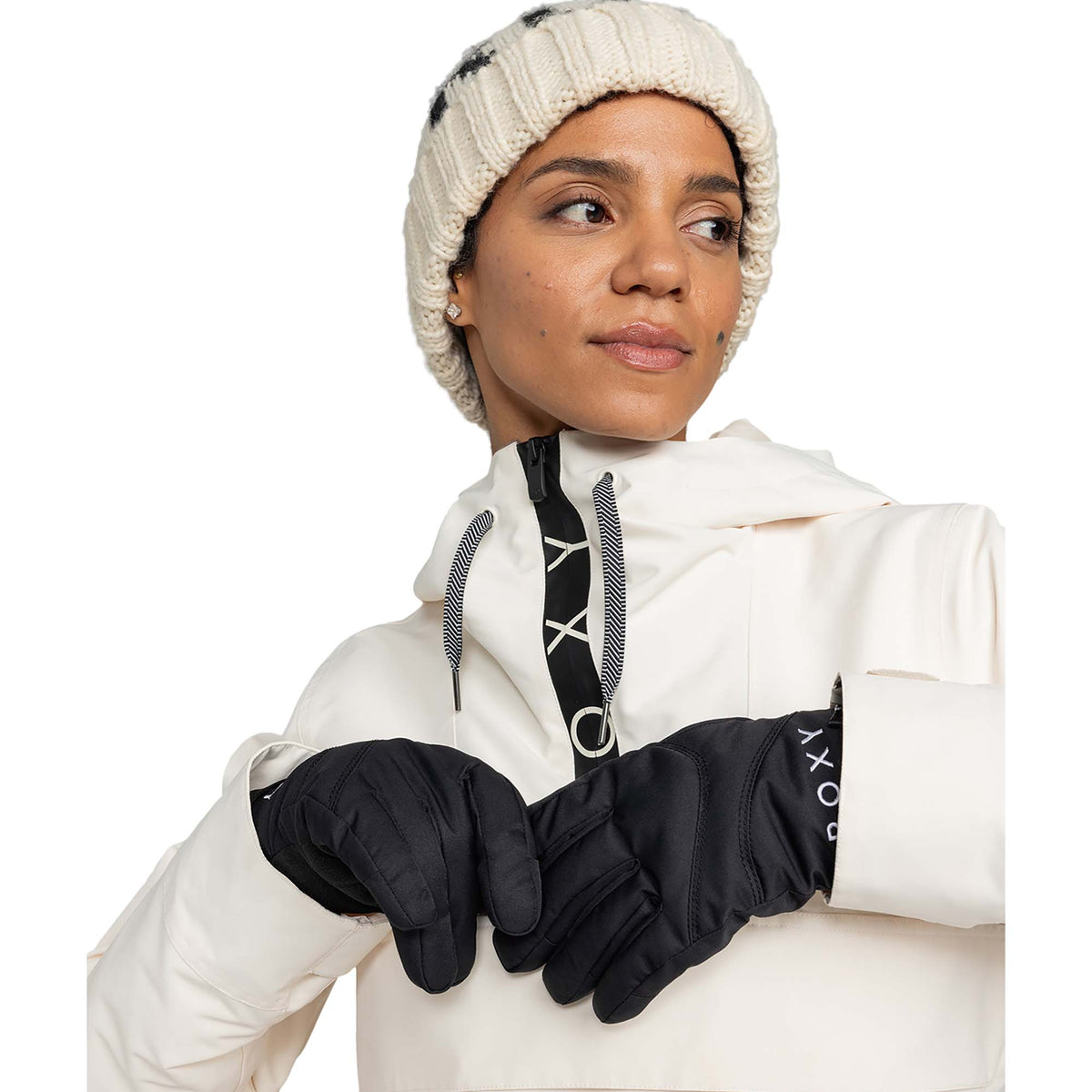 ROXY スノーボードウェア 上S 下150 手袋S ROXY スノーボードウェア 上S 下150 手袋S ROXY スノーボードウェア 上