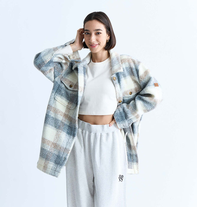 Roxy PLAID PRANA シャツジャケット