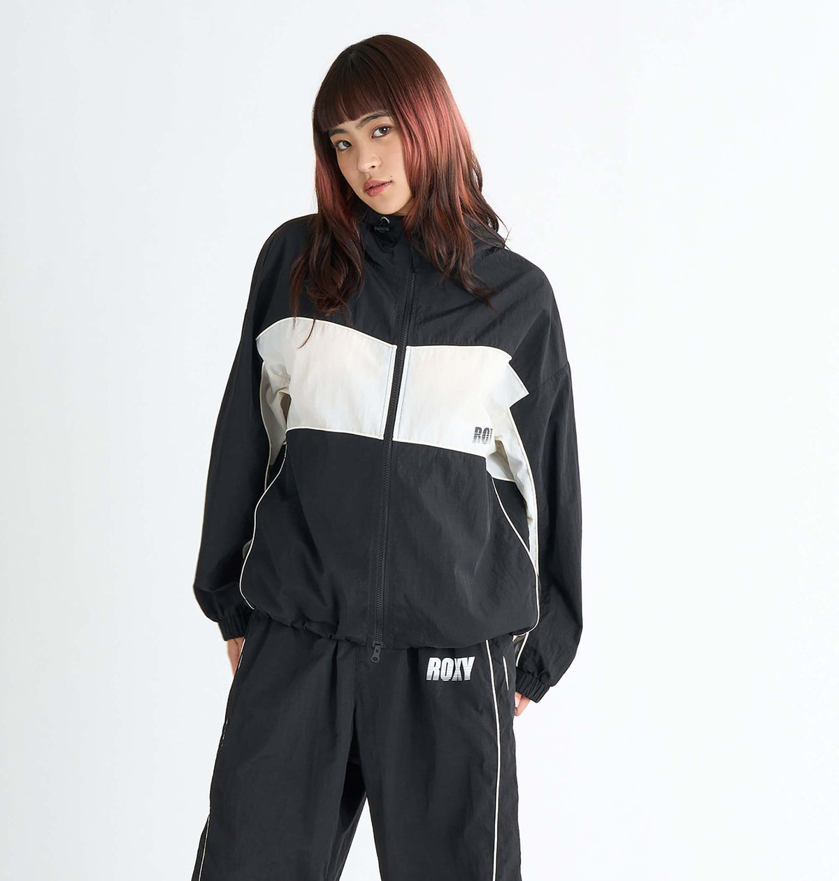 ROXY フード付きアウターウェア 黒/紫 楽天市場】全品10%OFF券配布 ROXY/ロキシー レディース ジップアップ