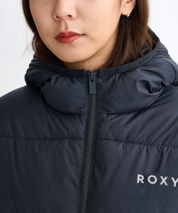 Roxy MY BREAK ウィメンズ 中綿ジャケット 撥水機能付き 軽量