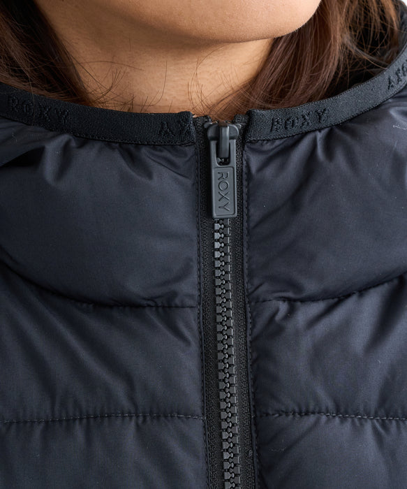 Roxy MY BREAK ウィメンズ 中綿ジャケット 撥水機能付き 軽量