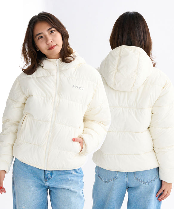 Roxy MY BREAK ウィメンズ 中綿ジャケット 撥水機能付き 軽量