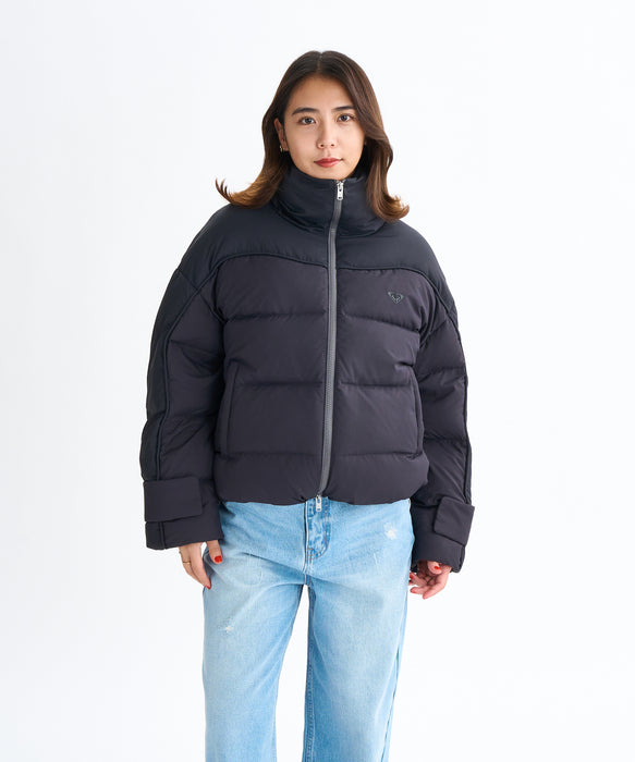 Roxy MEET UP ウィメンズ ダウンジャケット 2色切り替え ダウン70%