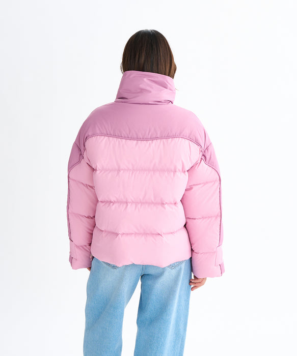 Roxy MEET UP ウィメンズ ダウンジャケット 2色切り替え ダウン70%