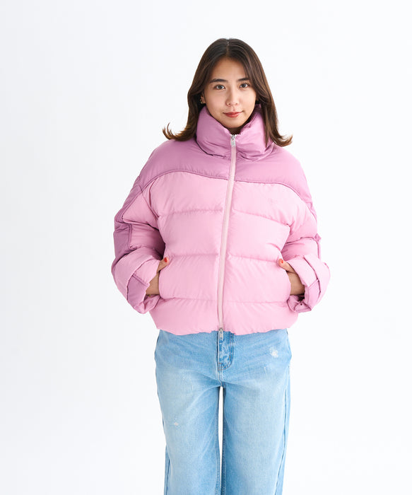 Roxy MEET UP ウィメンズ ダウンジャケット 2色切り替え ダウン70%