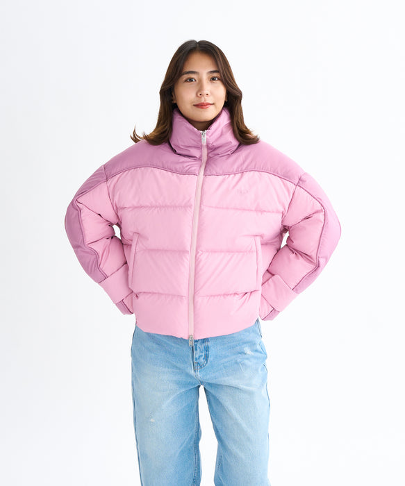 Roxy MEET UP ウィメンズ ダウンジャケット 2色切り替え ダウン70%