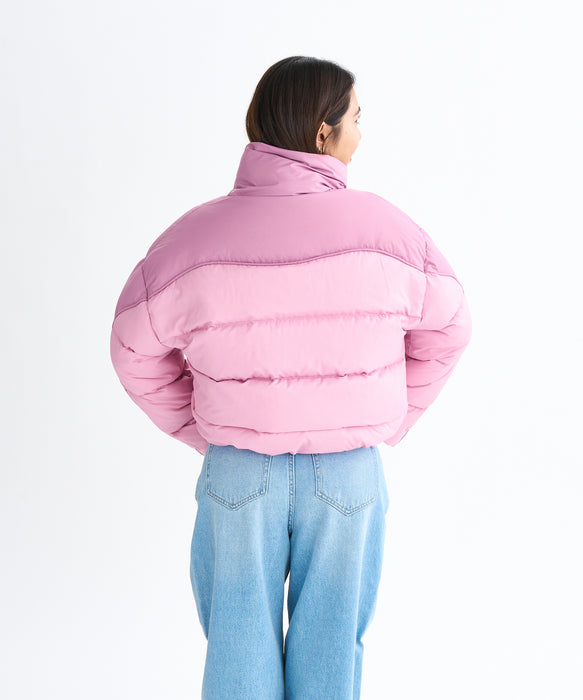 Roxy MEET UP ウィメンズ ダウンジャケット 2色切り替え ダウン70%