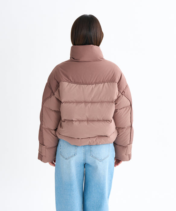 Roxy MEET UP ウィメンズ ダウンジャケット 2色切り替え ダウン70%