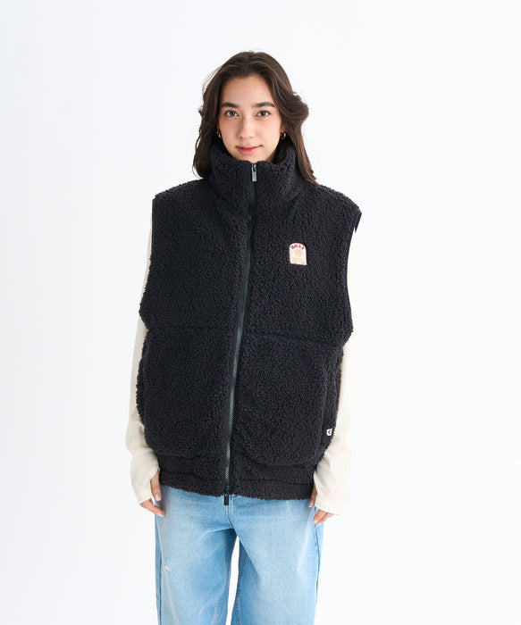 Roxy BELLIS BOA VEST ウィメンズ ボアベスト 撥水加工 <2025FW