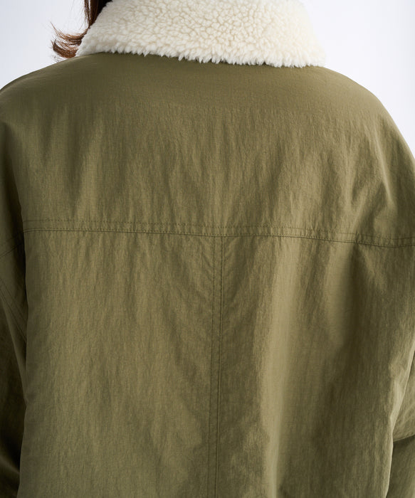 Roxy CHEER UP ウィメンズ リバーシブル ボアジャケット 撥水加工 <2025FW HEART WAVE HOLIDAYS>