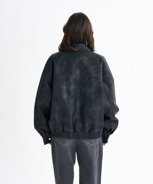 Roxy MY BEST ウィメンズ エコレザージャケット オーバーサイズ <2025FW WHAT'S IN YOUR HEART?>