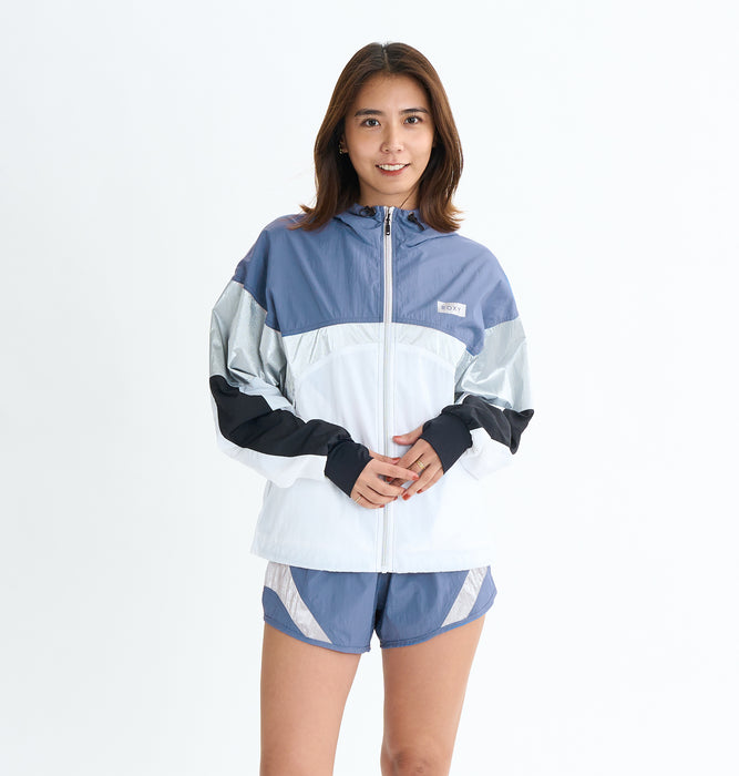 【OUTLET】Roxy Fitness ALL TIME ACTIVE JACKET ウィメンズ フィットネス ジャケット 撥水加工<2025FW ACTIVE BY NATURE COLLECTION>