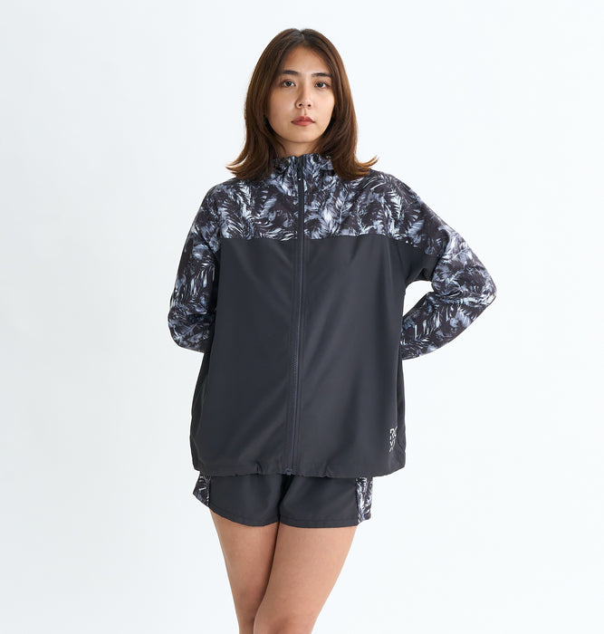 【OUTLET】Roxy Fitness HAVE A GREAT DAY JACKET ウィメンズ フィットネス ジャケット 撥水加工 シーズン柄<2025FW FITNESS SEASONAL PRINT>