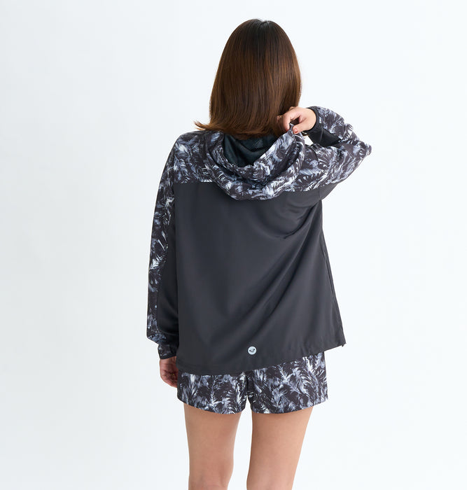 【OUTLET】Roxy Fitness HAVE A GREAT DAY JACKET ウィメンズ フィットネス ジャケット 撥水加工 シーズン柄<2025FW FITNESS SEASONAL PRINT>