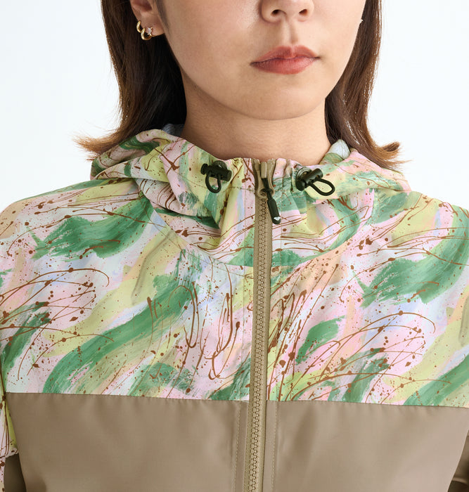 【OUTLET】Roxy Fitness HAVE A GREAT DAY JACKET ウィメンズ フィットネス ジャケット 撥水加工 シーズン柄<2025FW FITNESS SEASONAL PRINT>