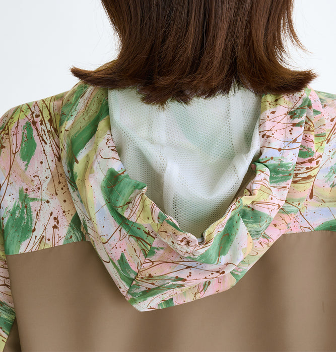 【OUTLET】Roxy Fitness HAVE A GREAT DAY JACKET ウィメンズ フィットネス ジャケット 撥水加工 シーズン柄<2025FW FITNESS SEASONAL PRINT>