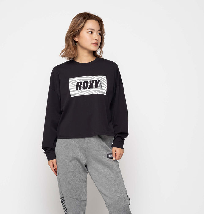 Roxy 速乾 クルーネックトップス DANCE REMIX L/S TEE