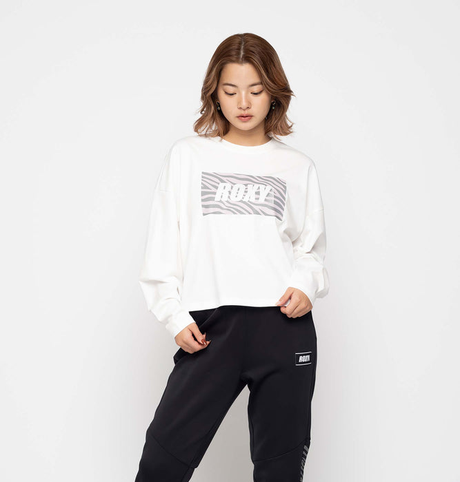 Roxy 速乾 クルーネックトップス DANCE REMIX L/S TEE