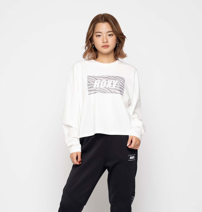 Roxy 速乾 クルーネックトップス DANCE REMIX L/S TEE