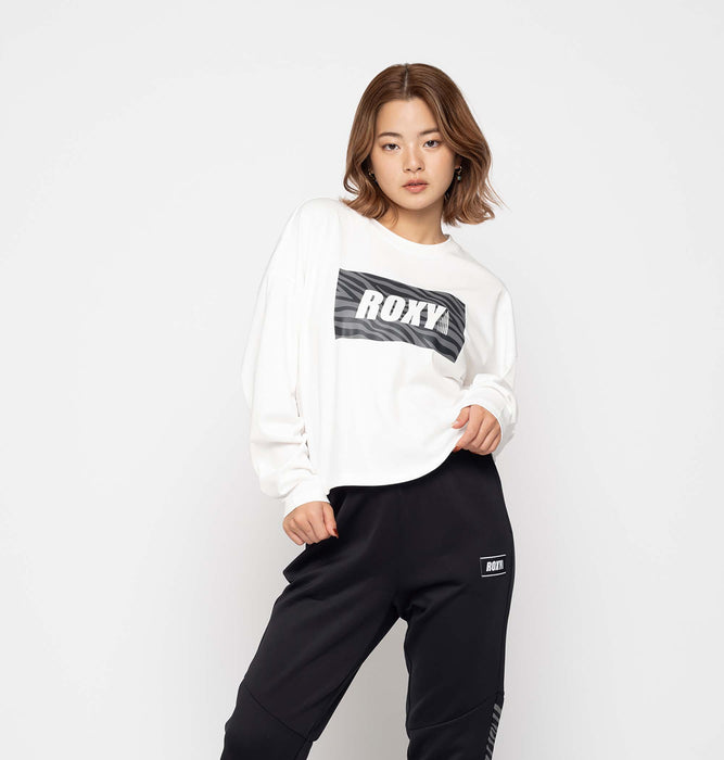 Roxy 速乾 クルーネックトップス DANCE REMIX L/S TEE