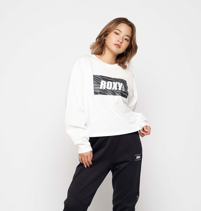 Roxy 速乾 クルーネックトップス DANCE REMIX L/S TEE