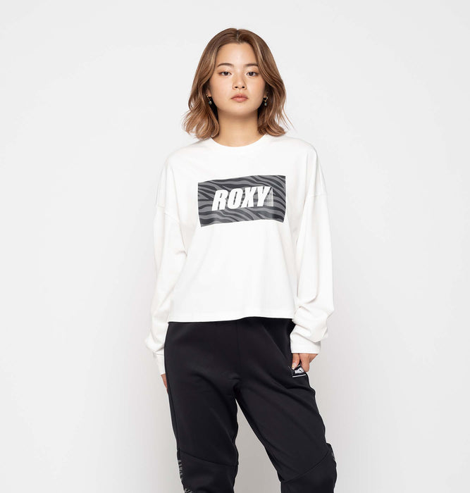 Roxy 速乾 クルーネックトップス DANCE REMIX L/S TEE