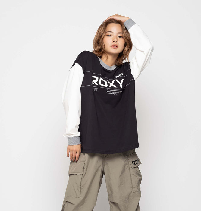 Roxy 速乾 UVカット Tシャツ ロンT BIG DEAL L/S TEE