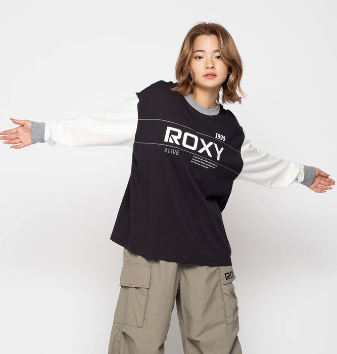 Roxy 速乾 UVカット Tシャツ ロンT BIG DEAL L/S TEE