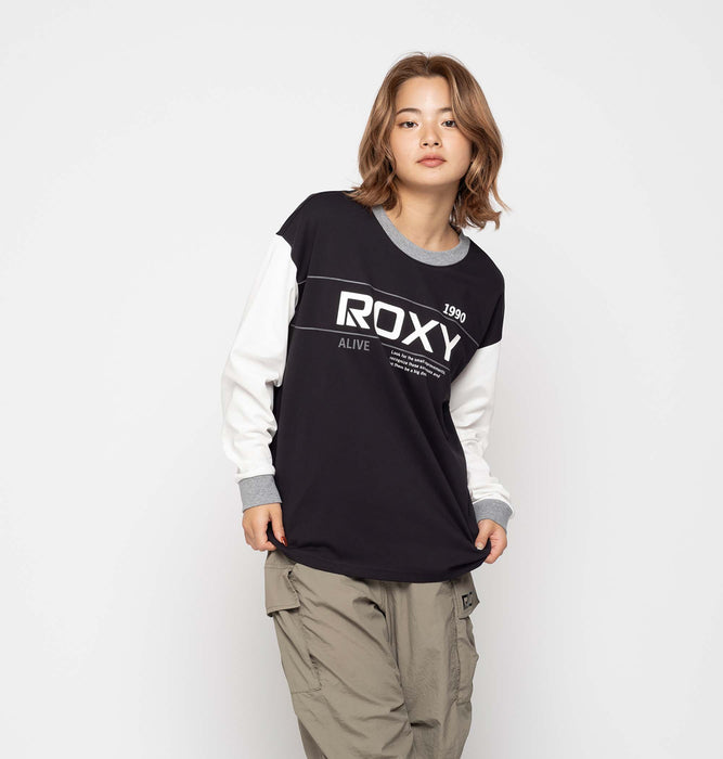 Roxy 速乾 UVカット Tシャツ ロンT BIG DEAL L/S TEE