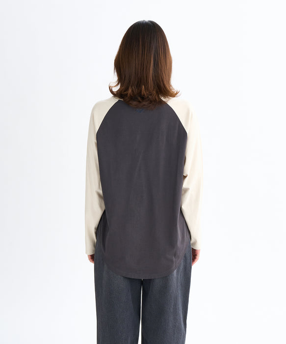 【OUTLET】Roxy ROXY HEART WAVE RAGLAN TEE ウィメンズ 長袖Tシャツ <2025FW HEART WAVE>