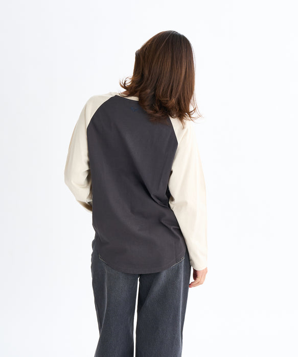 【OUTLET】Roxy ROXY HEART WAVE RAGLAN TEE ウィメンズ 長袖Tシャツ <2025FW HEART WAVE>