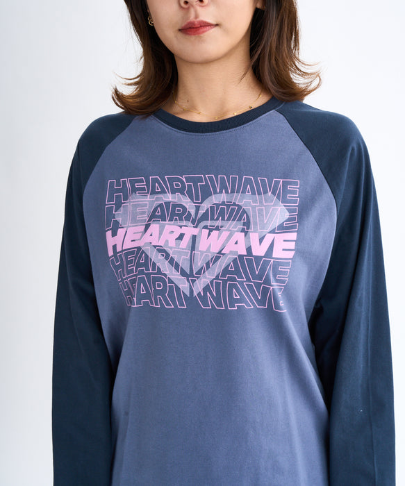 Roxy ROXY HEART WAVE RAGLAN TEE ウィメンズ 長袖Tシャツ <2025FW