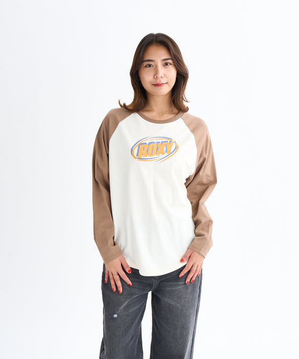 Roxy ROXY HEART WAVE RAGLAN TEE ウィメンズ 長袖Tシャツ <2025FW