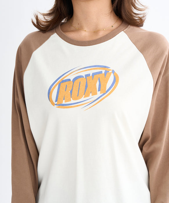 【OUTLET】Roxy ROXY HEART WAVE RAGLAN TEE ウィメンズ 長袖Tシャツ <2025FW HEART WAVE>