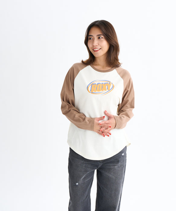 Roxy ROXY HEART WAVE RAGLAN TEE ウィメンズ 長袖Tシャツ <2025FW