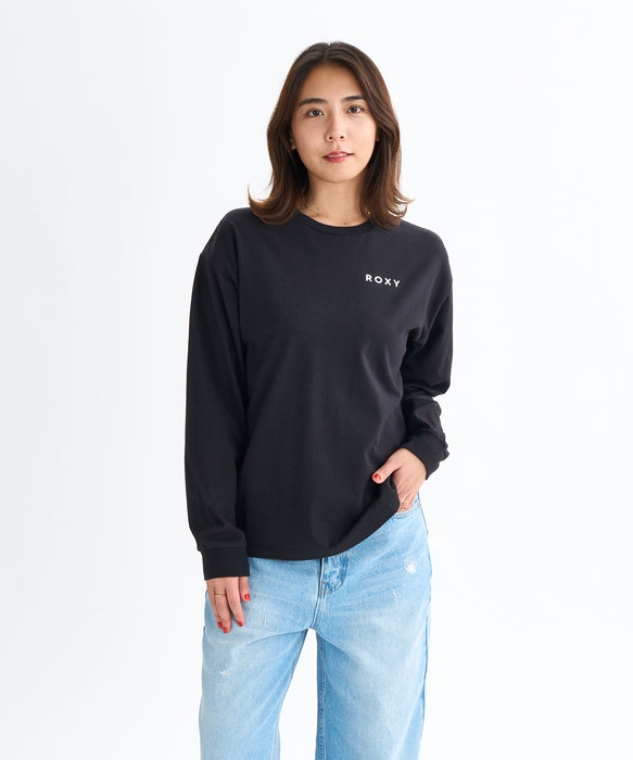 Roxy HISTORICAL LOGO L/S TEE ウィメンズ 長袖Tシャツ