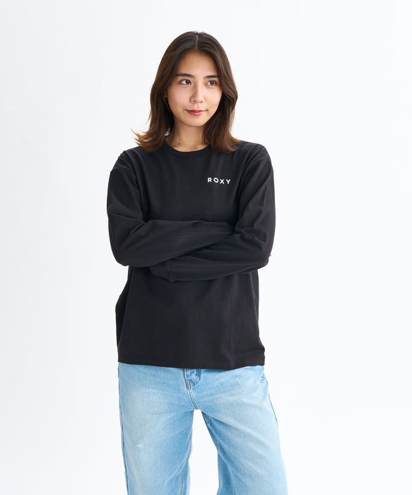 Roxy HISTORICAL LOGO L/S TEE ウィメンズ 長袖Tシャツ