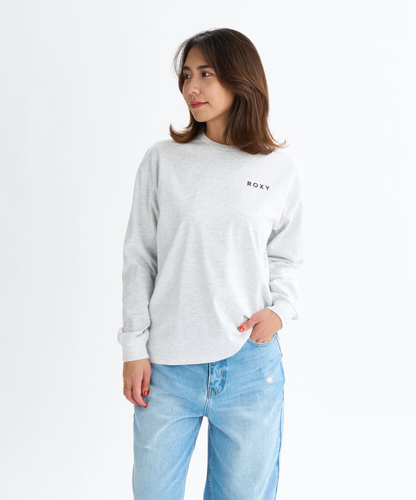 Roxy HISTORICAL LOGO L/S TEE ウィメンズ 長袖Tシャツ