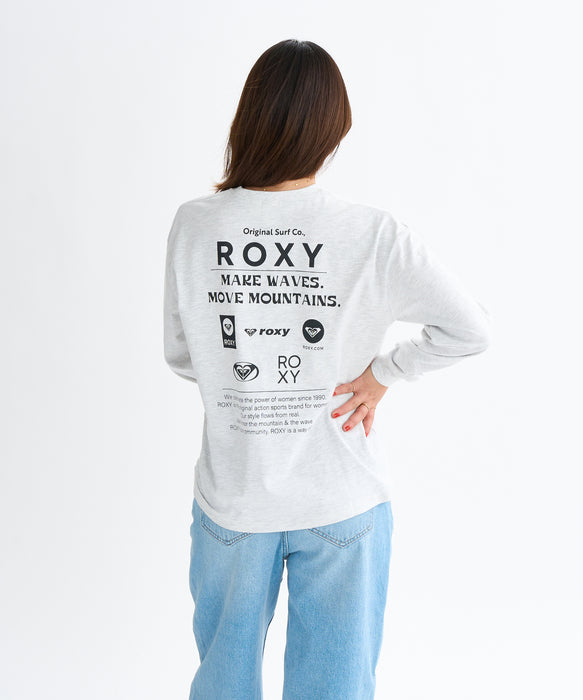 Roxy HISTORICAL LOGO L/S TEE ウィメンズ 長袖Tシャツ