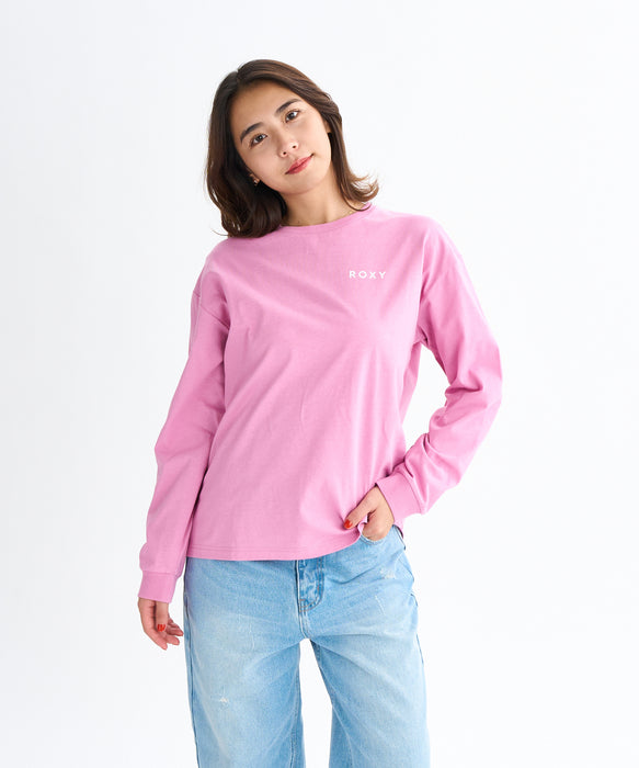 Roxy HISTORICAL LOGO L/S TEE ウィメンズ 長袖Tシャツ