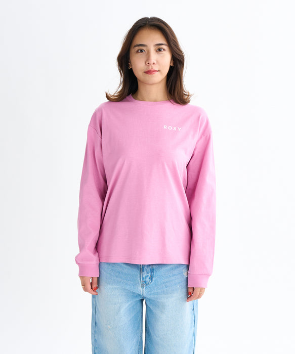 Roxy HISTORICAL LOGO L/S TEE ウィメンズ 長袖Tシャツ